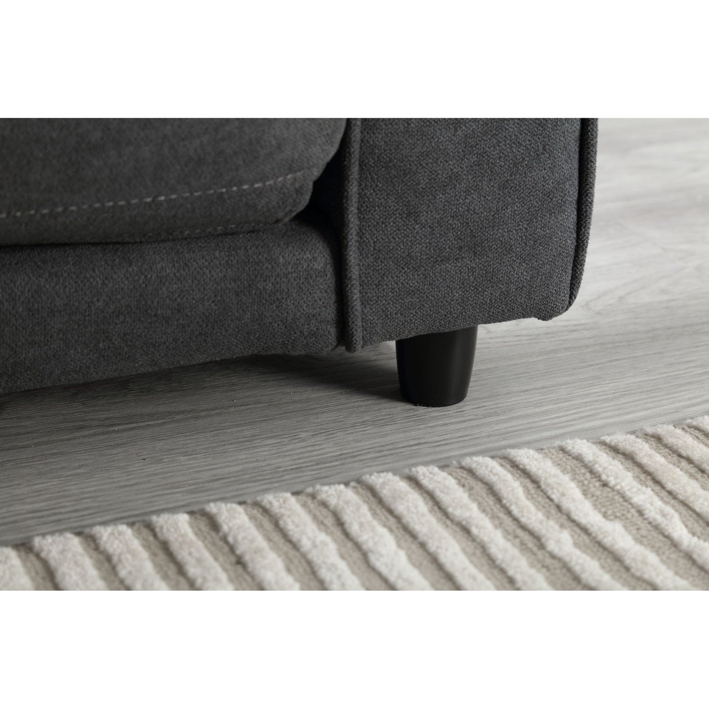 Canapé-lit convertible 3 places en velours moelleux - 31,10 x 55,00 x 31,00