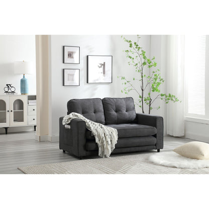 Canapé-lit convertible 3 places en velours moelleux - 31,10 x 55,00 x 31,00