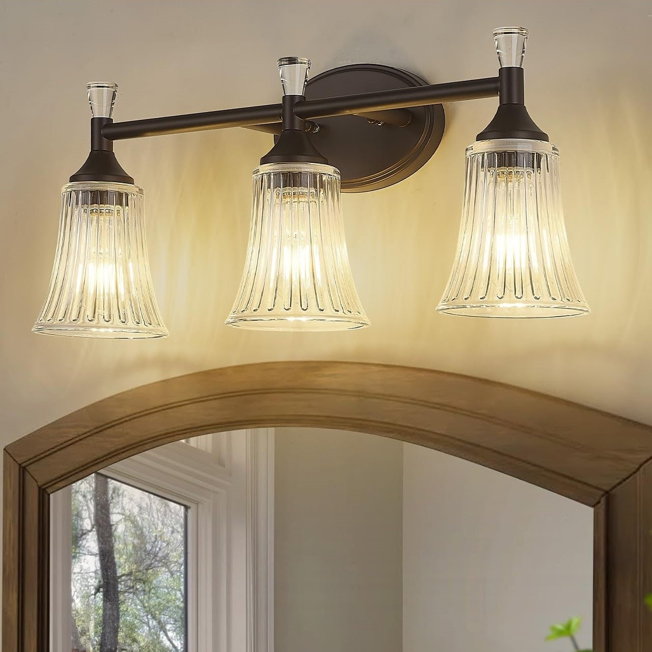 Luminaires de salle de bain à 3 lumières