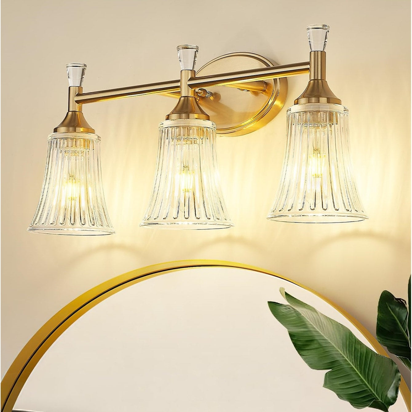 Luminaires de salle de bain à 3 lumières