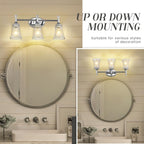 Luminaires de salle de bain à 3 lumières