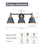 Luminaire de salle de bain moderne à 3, 5 ou 6 lampes