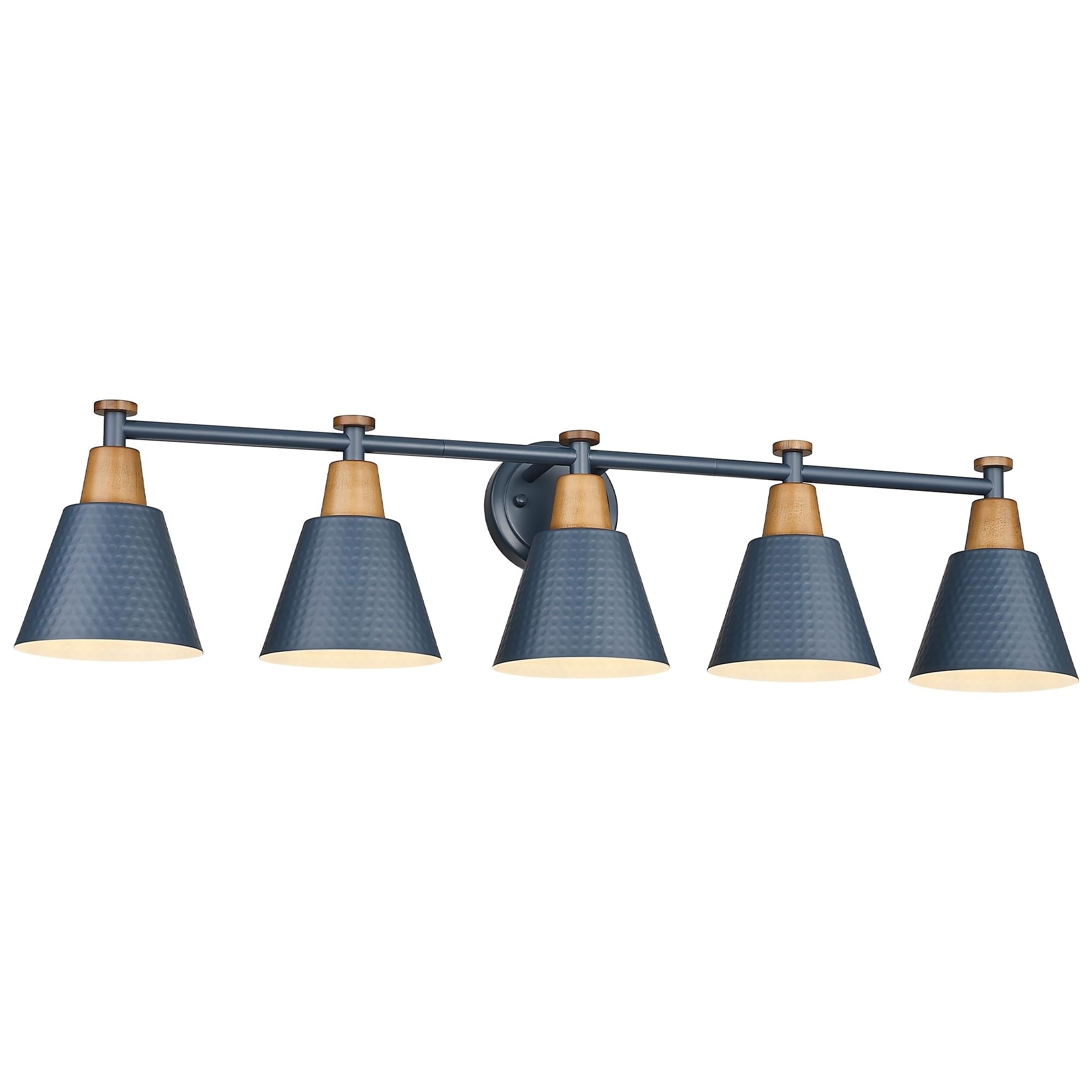 Luminaire de salle de bain moderne à 3, 5 ou 6 lampes