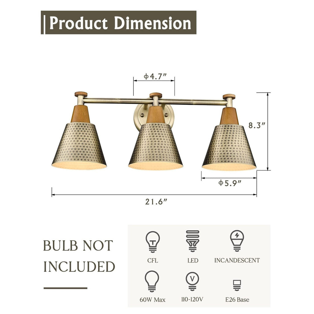 Luminaire de salle de bain moderne à 3, 5 ou 6 lampes