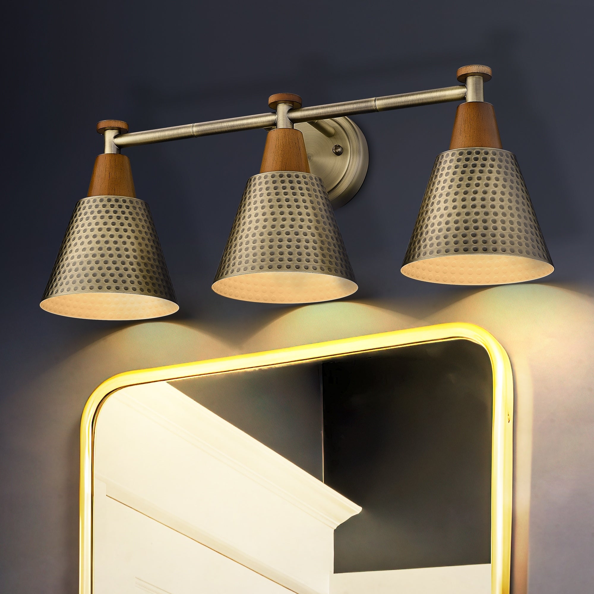 Luminaire de salle de bain moderne à 3, 5 ou 6 lampes