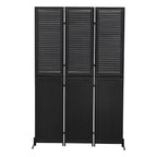 Cloisons de séparation à 3 panneaux et écran de confidentialité pliable en bois naturel, cloison de séparation de 1,8 m pour séparation de pièce