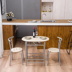 Ensemble bistrot 3 pièces en métal Porch &amp; Den Matomandy