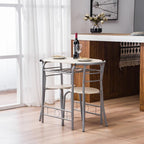 Ensemble bistrot 3 pièces en métal Porch &amp; Den Matomandy