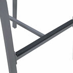 Ensemble de salle à manger de patio extérieur en aluminium 3 pièces