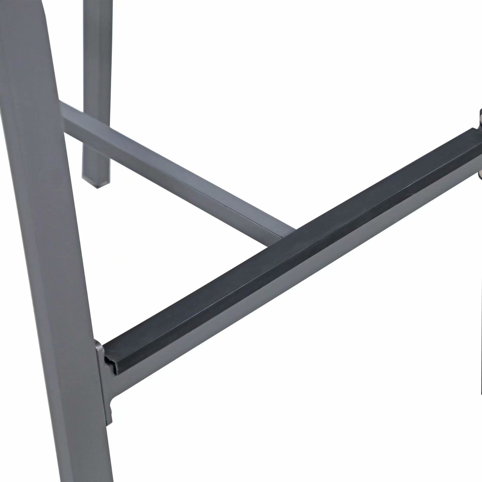 Ensemble de salle à manger de patio extérieur en aluminium 3 pièces