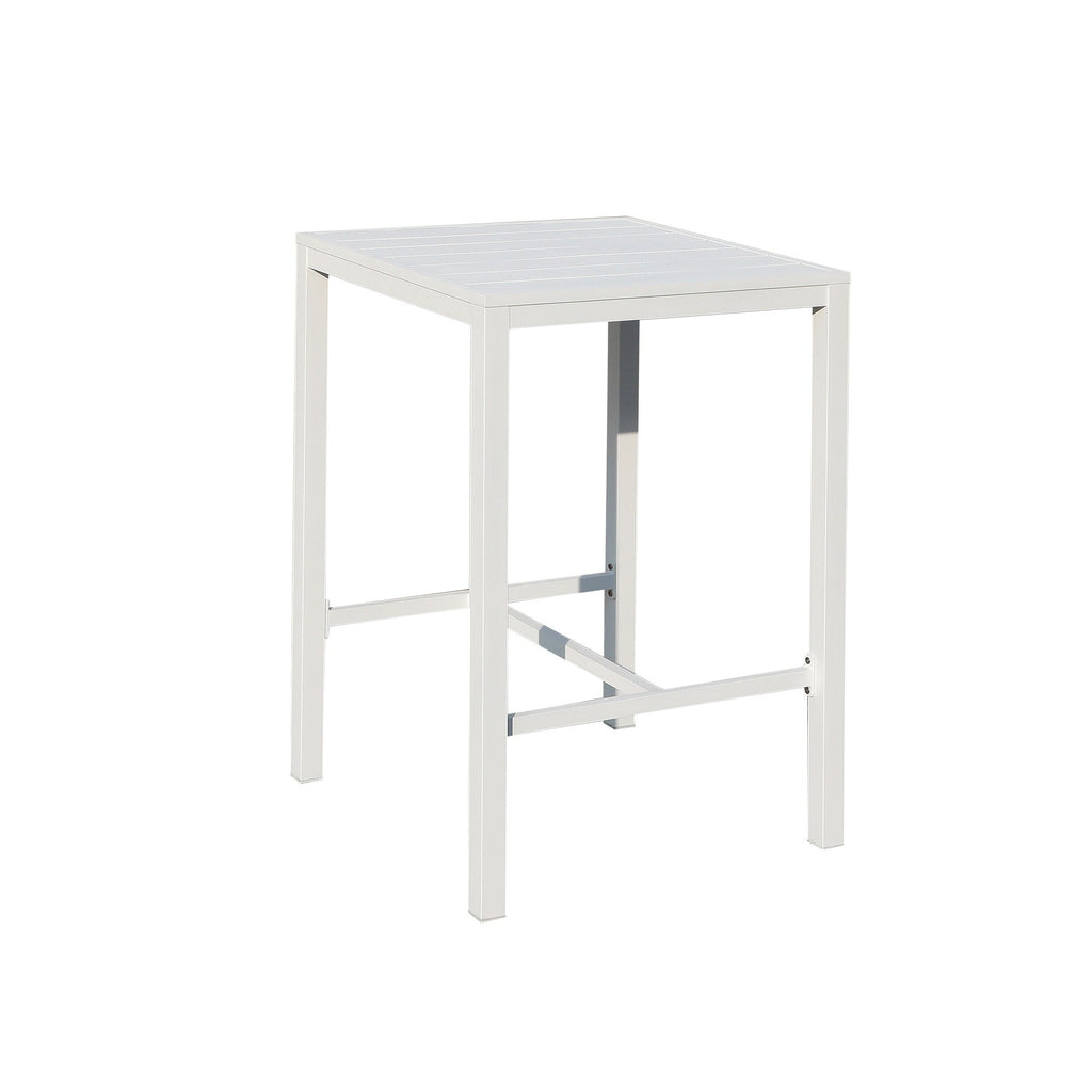 Ensemble de salle à manger de patio extérieur en aluminium 3 pièces