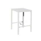 Ensemble de salle à manger de patio extérieur en aluminium 3 pièces
