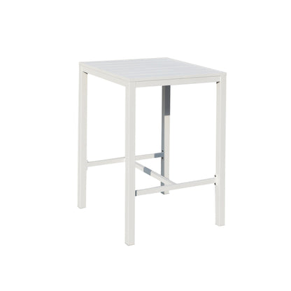 Ensemble de salle à manger de patio extérieur en aluminium 3 pièces