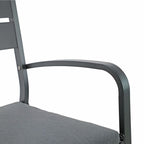 Ensemble de salle à manger de patio extérieur en aluminium 3 pièces