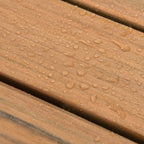 Ensemble de conversation pour patio extérieur Moasis 4 pièces, canapé sectionnel en osier en forme de L avec coussins et table d'appoint