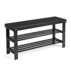 3-Tier Shoe Rack Bench Shoe Storage Organizer Holds Up to 240 lbs
