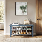 3-Tier Shoe Rack Bench Shoe Storage Organizer Holds Up to 240 lbs