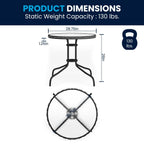 Ensemble table et chaises d'extérieur 3 pièces - 28,75 L x 28,75 P x 28 H