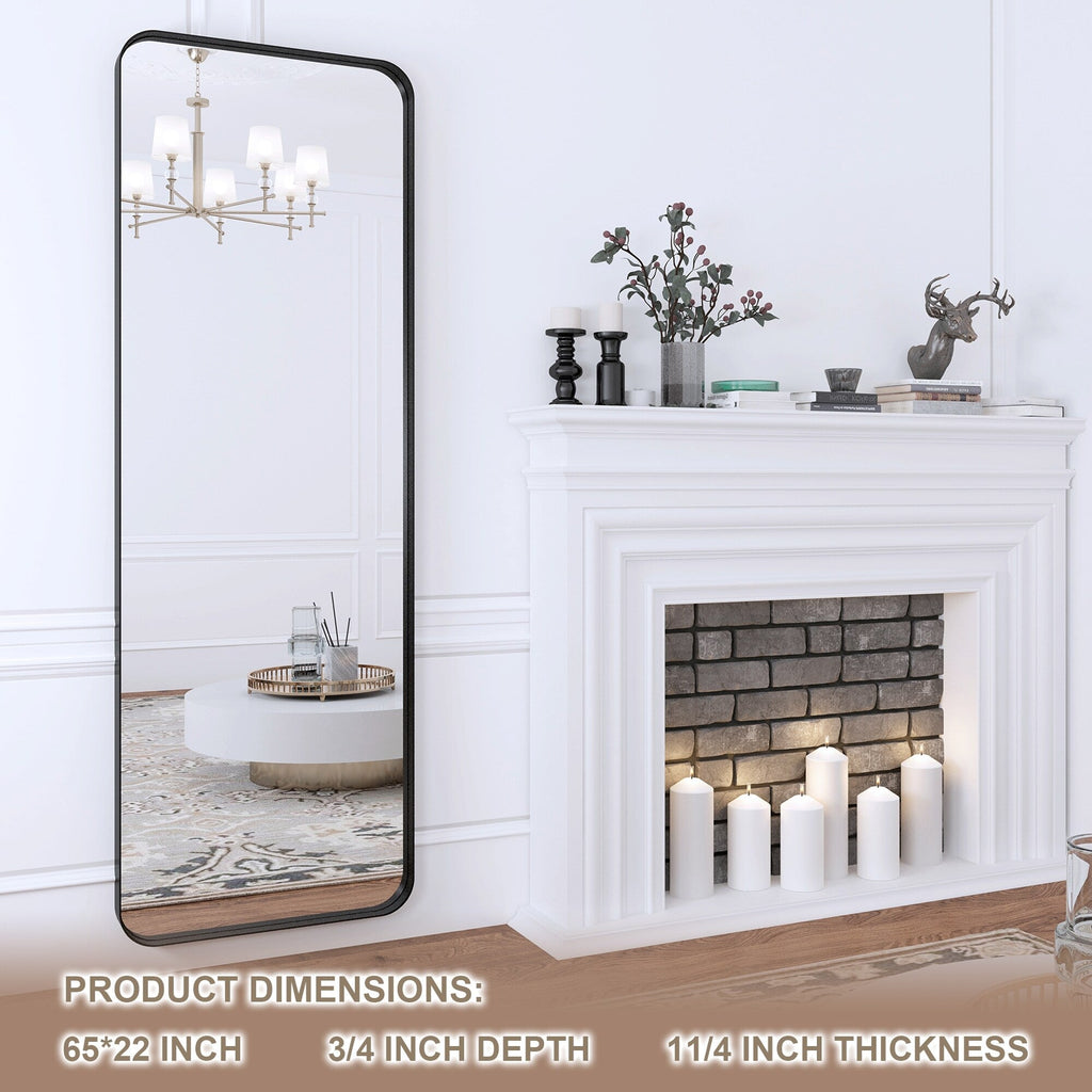 Miroir de salle de bain mural encadré