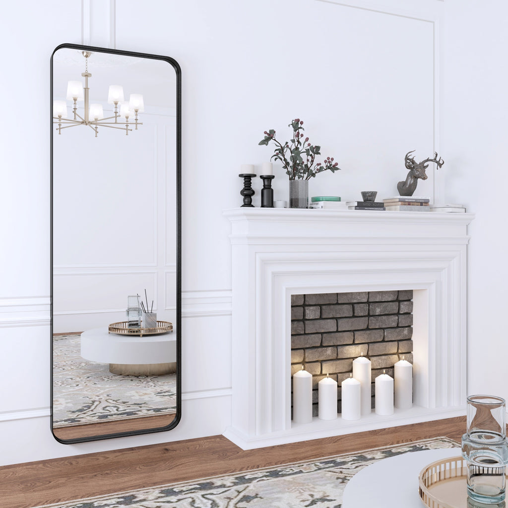 Miroir de salle de bain mural encadré