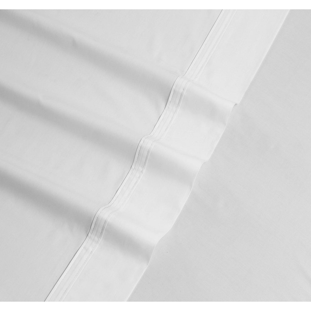 Parure de lit surdimensionnée en percale de coton 300 fils avec poche extra profonde