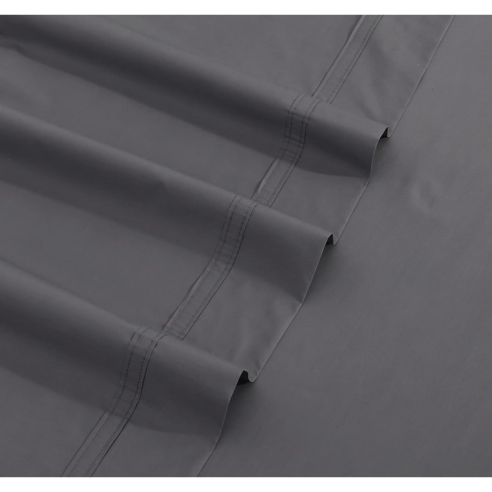 Parure de lit surdimensionnée en percale de coton 300 fils avec poche extra profonde