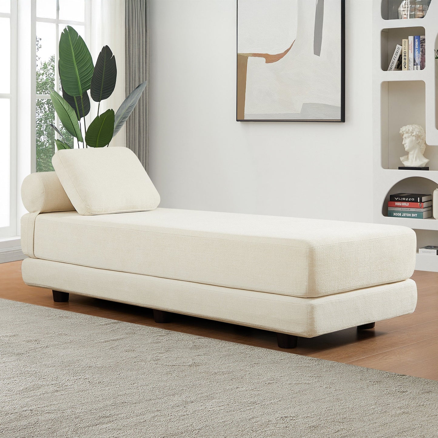 Banquette convertible 30 W - Lit pliant avec matelas Queen Size