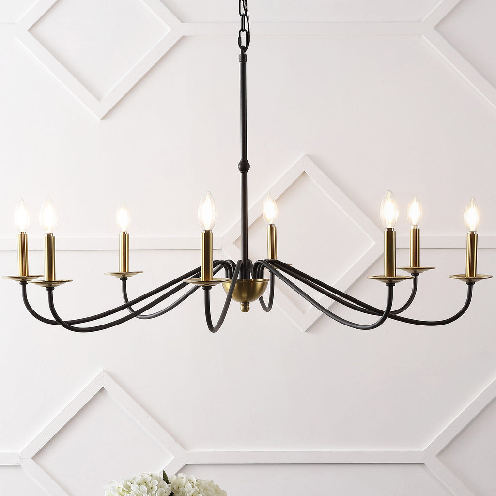 Lustre LED en fer à 6 lumières, 34,75 $, par JONATHAN Y