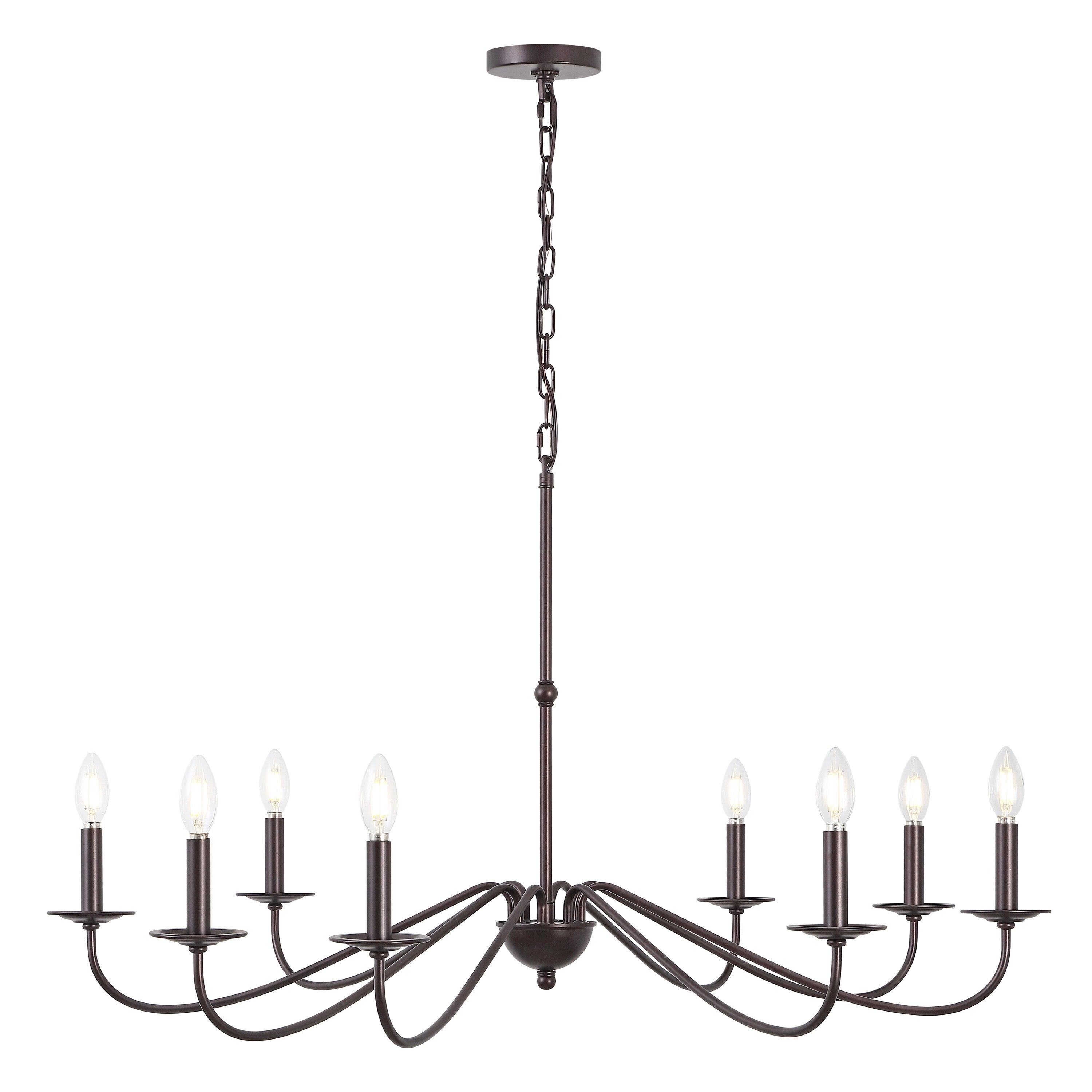 Lustre LED en fer à 6 lumières, 34,75 $, par JONATHAN Y
