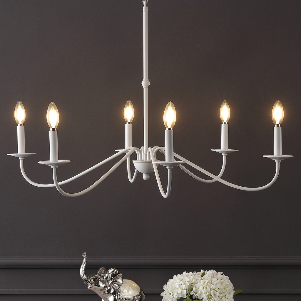 Lustre LED en fer à 6 lumières, 34,75 $, par JONATHAN Y