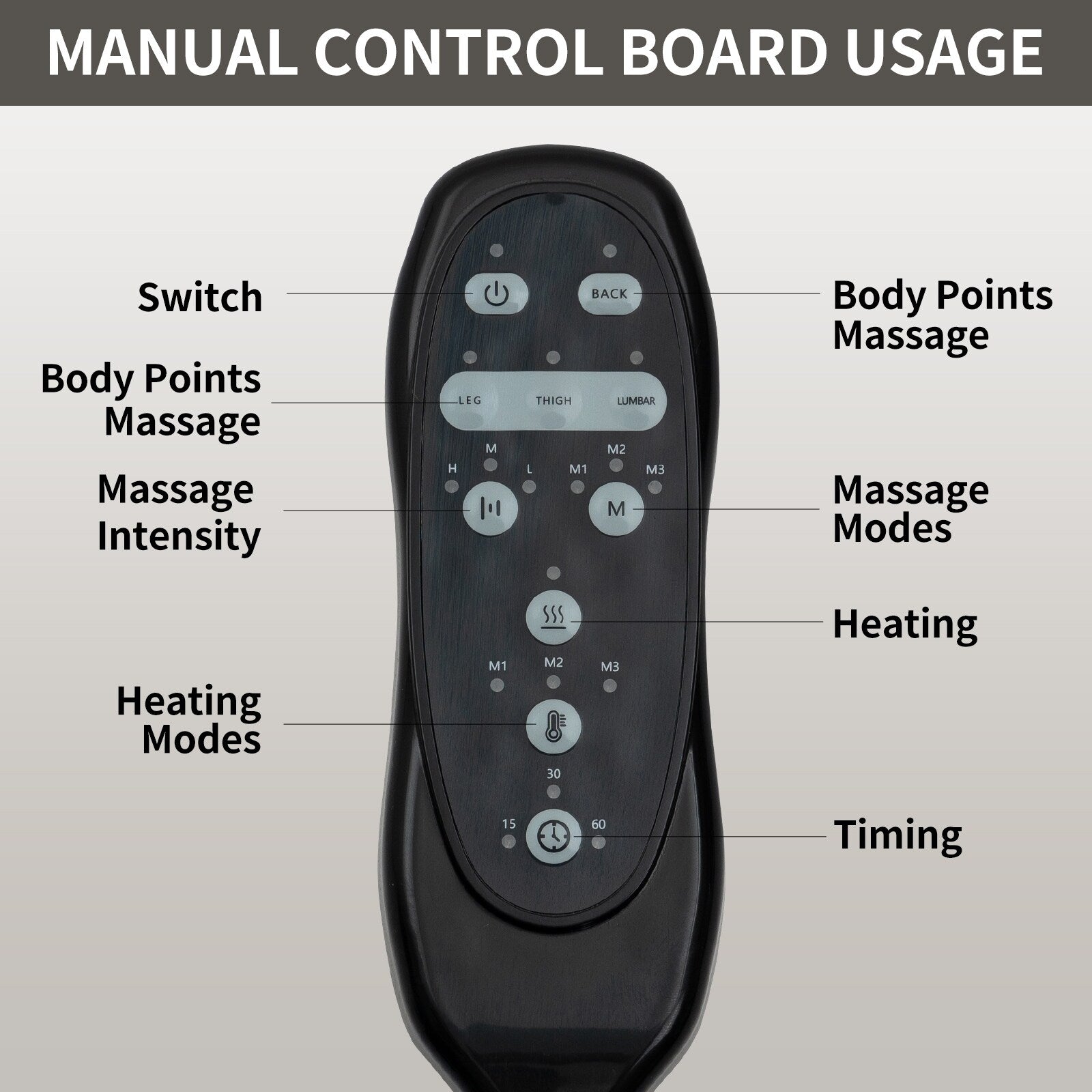 Fauteuil inclinable électrique pour personnes âgées, 8 réglages de massage, chauffage, USB, porte-gobelets
