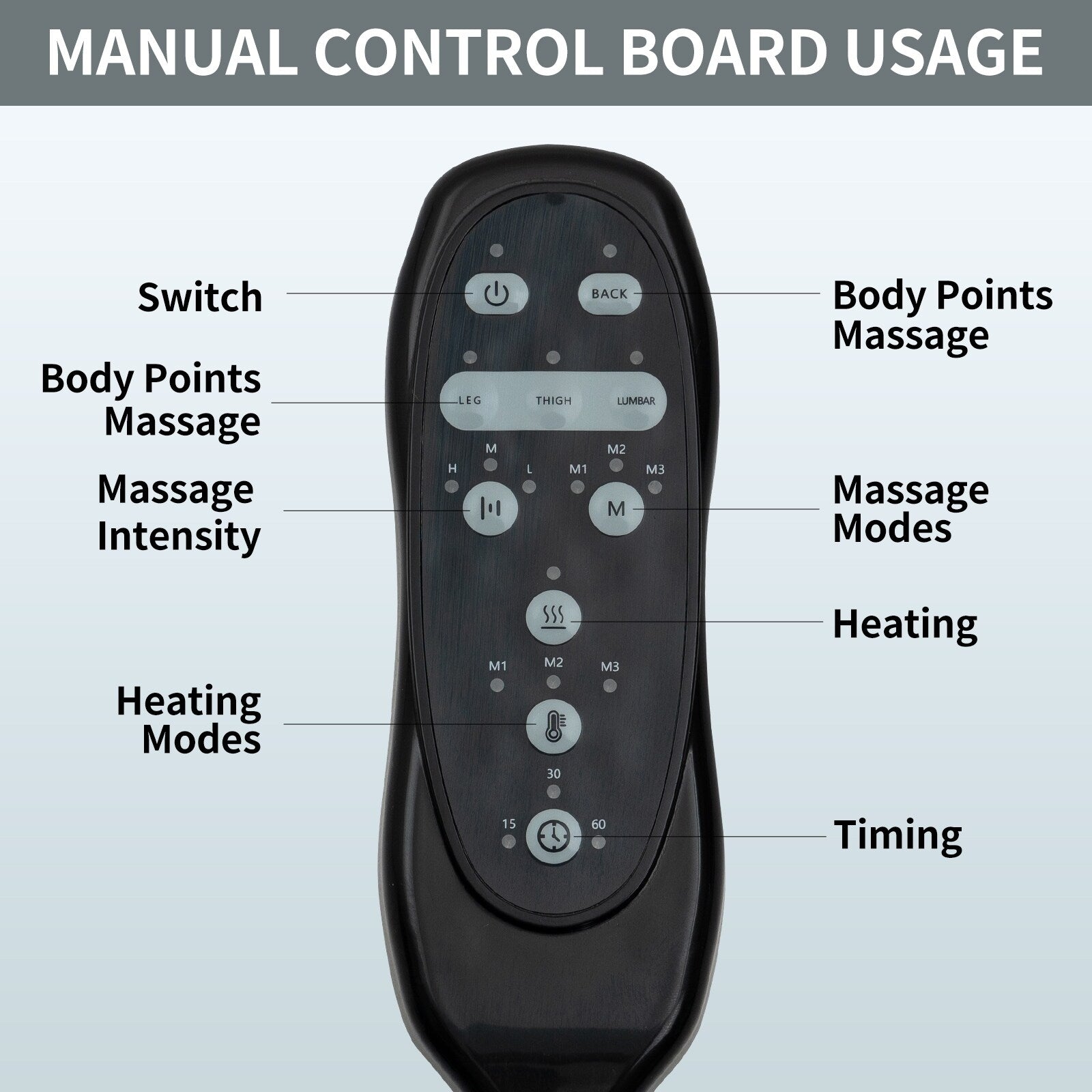 Fauteuil inclinable électrique pour personnes âgées, 8 réglages de massage, chauffage, USB, porte-gobelets