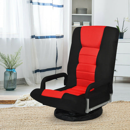 Chaise de jeu pivotante à 360 degrés avec dossier réglable et pliable