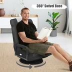 Chaise de jeu pivotante à 360 degrés avec dossier réglable et pliable
