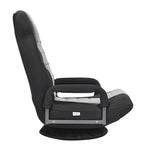 Chaise de jeu pivotante à 360 degrés avec dossier réglable et pliable