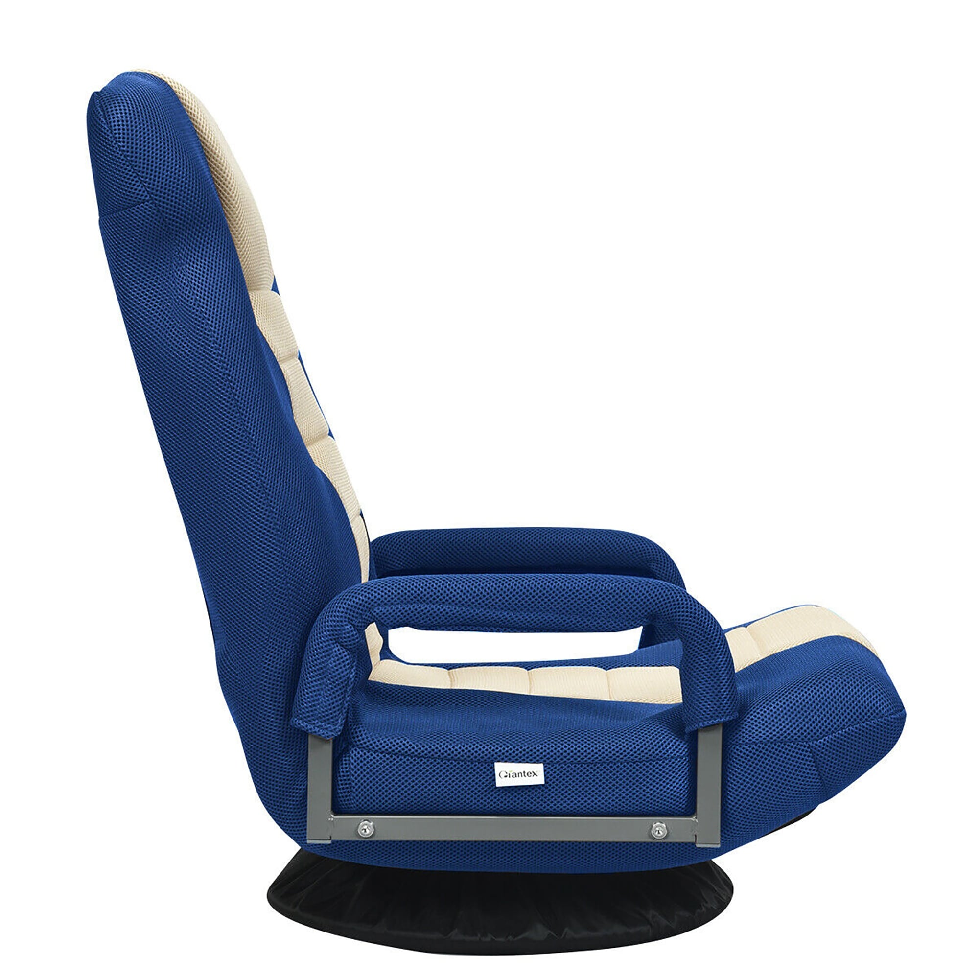 Chaise de jeu pivotante à 360 degrés avec dossier réglable et pliable