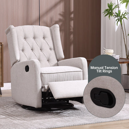 Chaise à bascule pivotante à 360 degrés pour chambre d'enfant