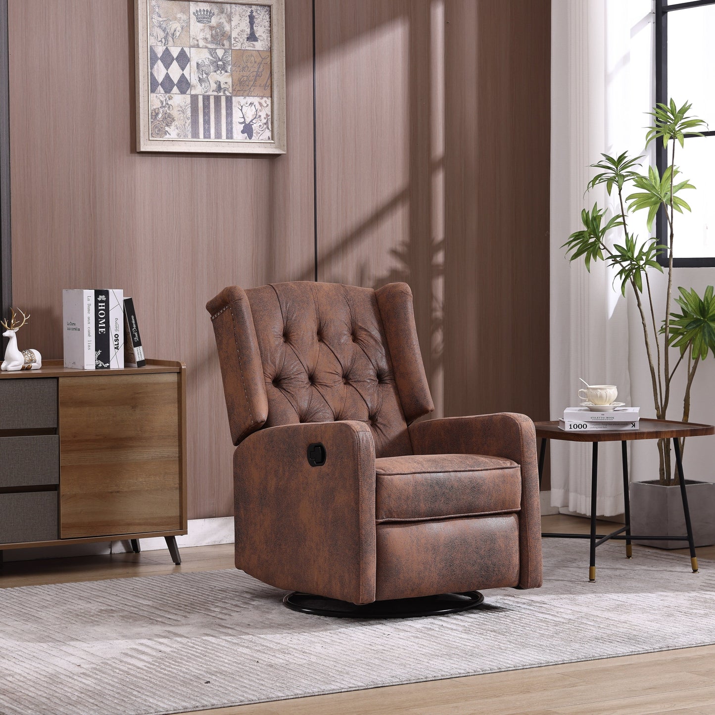 Chaise à bascule pivotante à 360 degrés pour chambre d'enfant