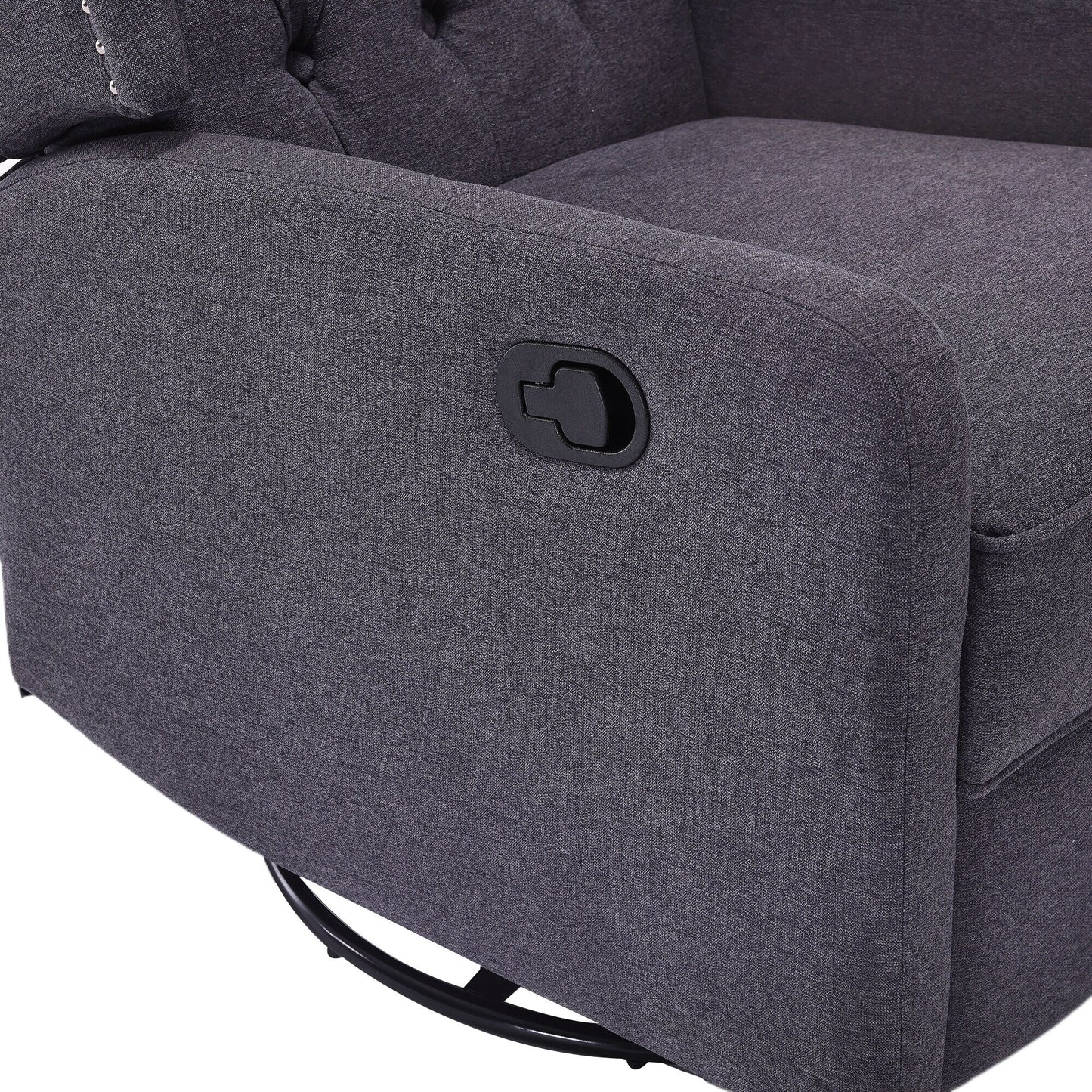 Chaise à bascule pivotante à 360 degrés pour chambre d'enfant
