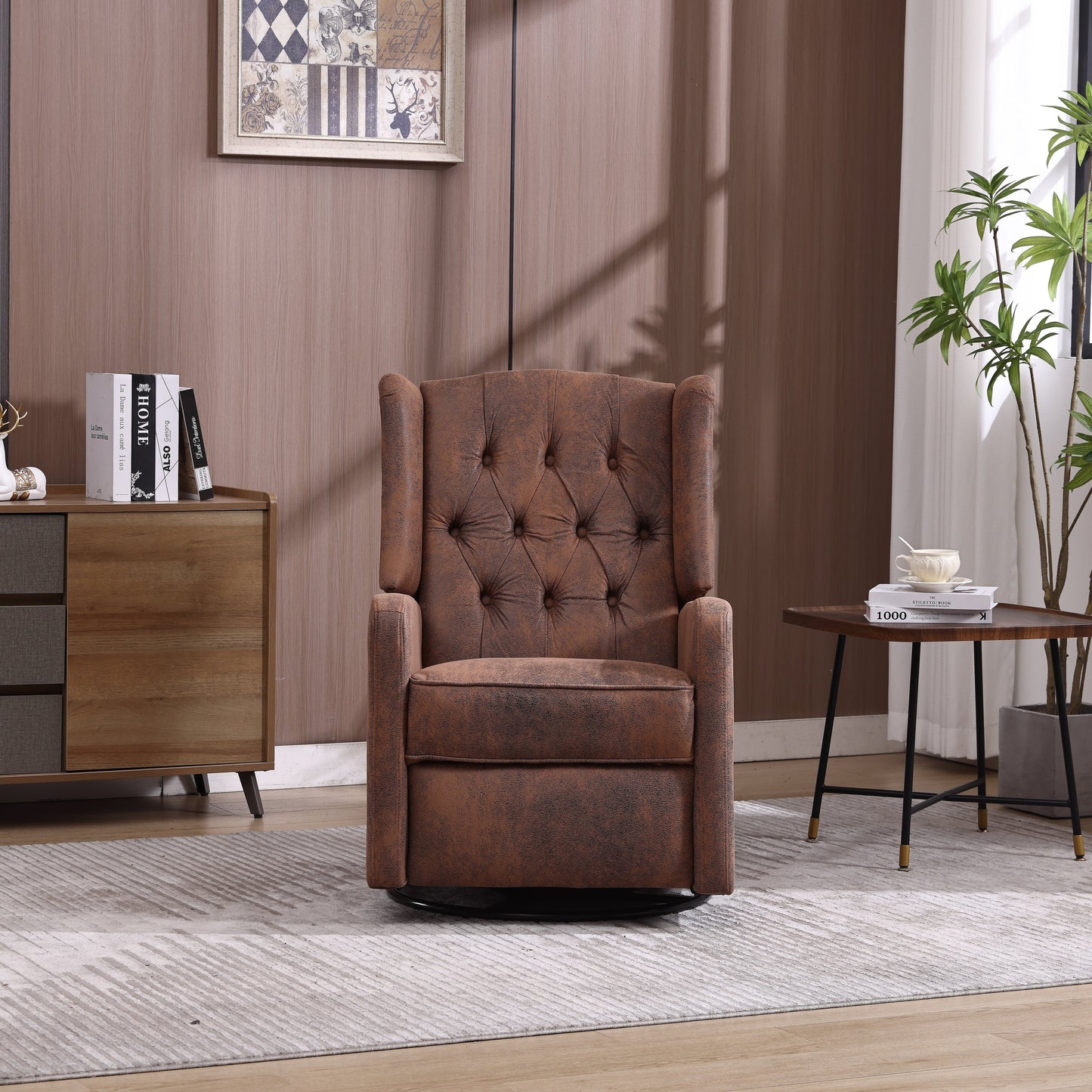 Fauteuil inclinable à bascule pivotant à 360 degrés pour chambre d'enfant