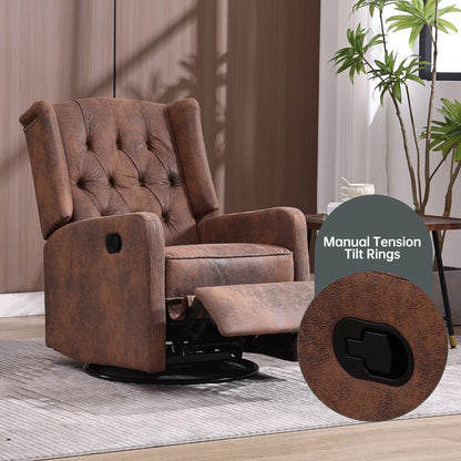 Fauteuil inclinable à bascule pivotant à 360 degrés pour chambre d'enfant