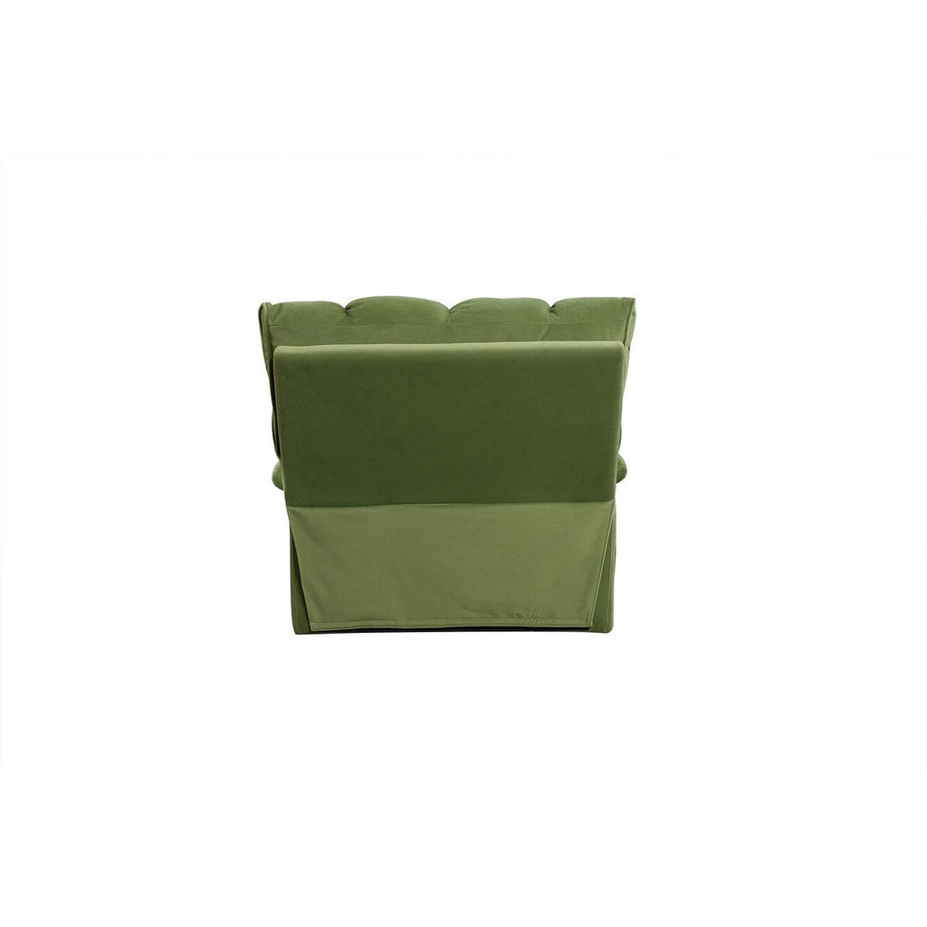 Fauteuil inclinable pivotant à 360° en tissu d'ameublement, fauteuil à bascule inclinable simple avec support lombaire pour salon