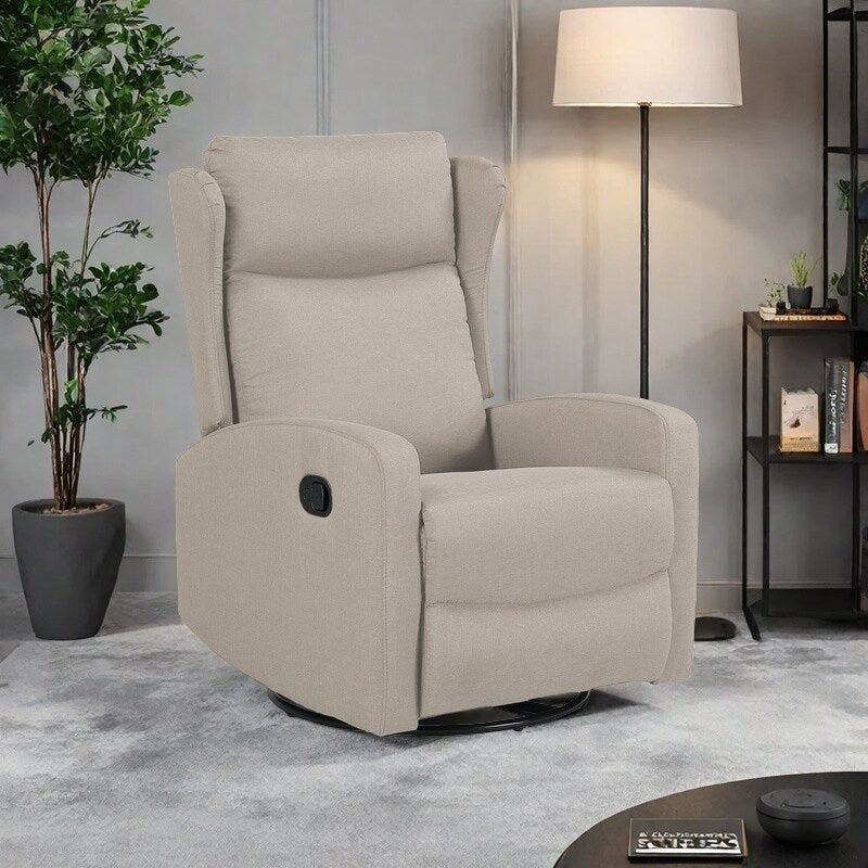 Fauteuil inclinable pivotant à 360° avec dossier réglable - Design moderne pour salon, bureau et espaces de divertissement