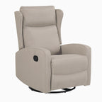Fauteuil inclinable pivotant à 360° avec dossier réglable - Design moderne pour salon, bureau et espaces de divertissement
