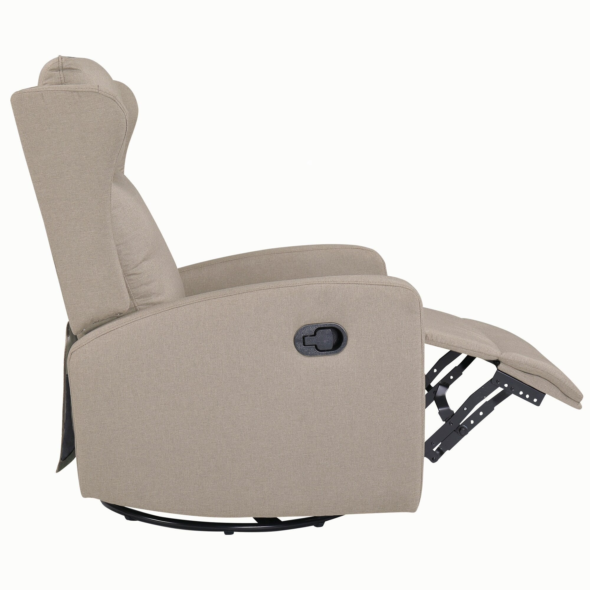 Fauteuil inclinable pivotant à 360° avec dossier réglable - Design moderne pour salon, bureau et espaces de divertissement