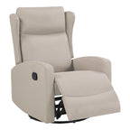 Fauteuil inclinable pivotant à 360° avec dossier réglable - Design moderne pour salon, bureau et espaces de divertissement