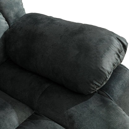Fauteuil inclinable à bascule manuel pivotant à 360° avec massage et chaleur et vibrations