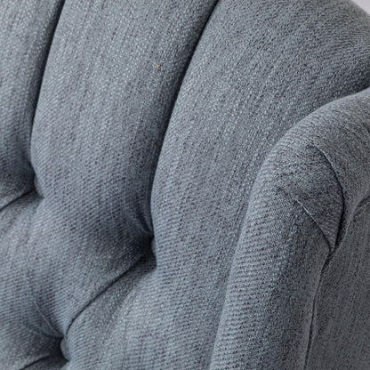 Fauteuil inclinable rotatif à 360° de style classique pour salon ou chambre à coucher, avec commande à levier pour la lecture et la détente