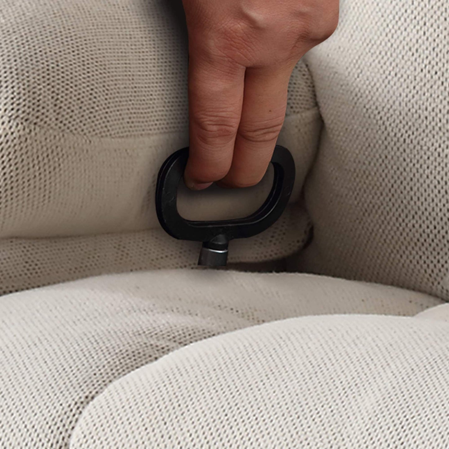 Fauteuil inclinable chauffant et massant pivotant à 360° avec chargement USB, porte-gobelets, rangement latéral et revêtement en polaire moelleux
