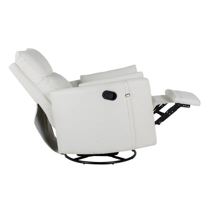 Fauteuil inclinable manuel pivotant à 360° avec dossier basculant et réglable